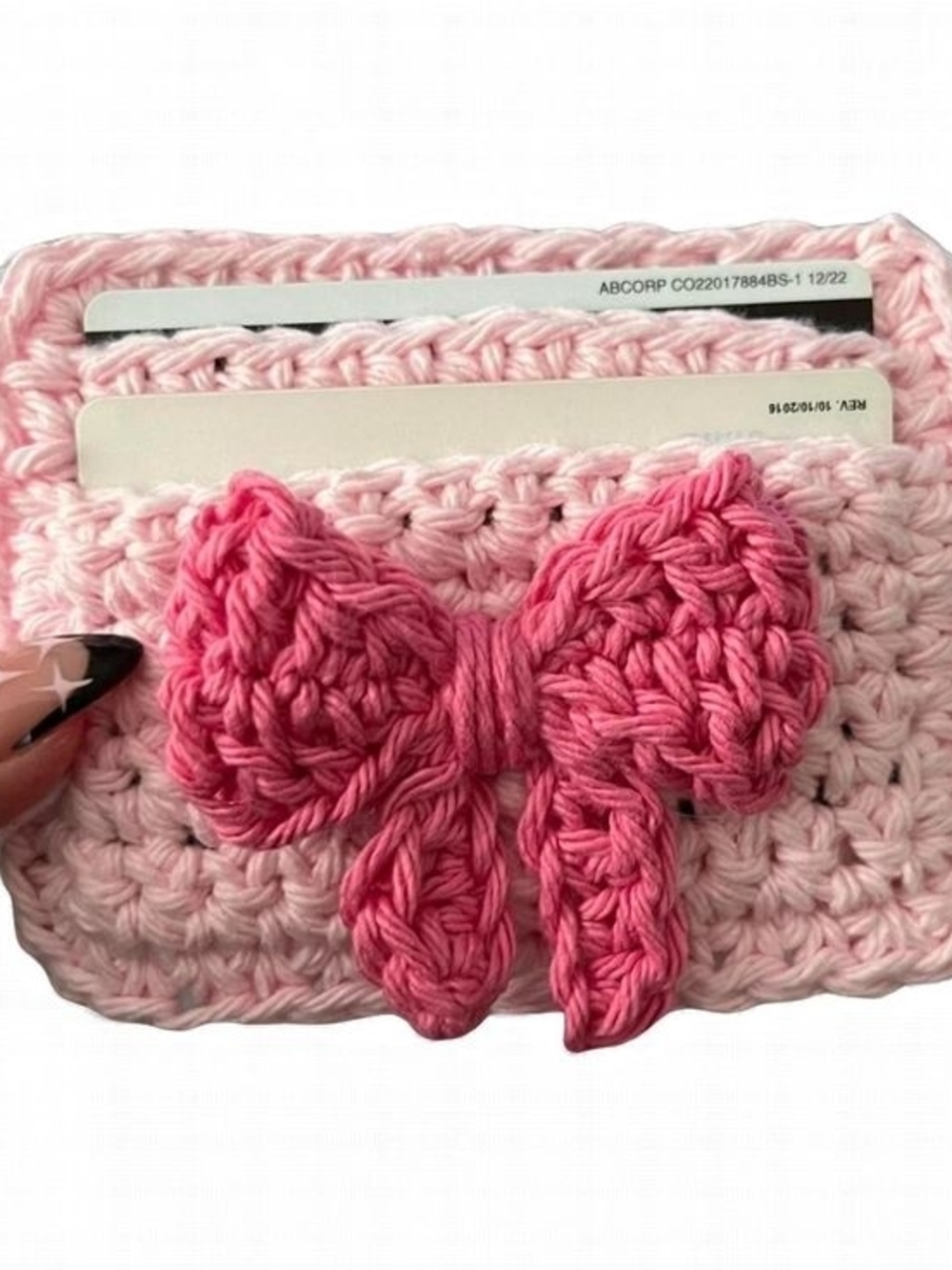 Handmade Knitting Card Holder
